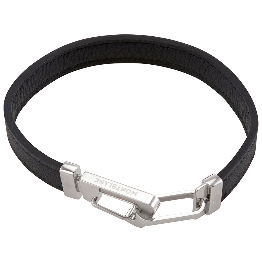 MONTBLANC WRAP ME BRACELET LEATHER - BLACK