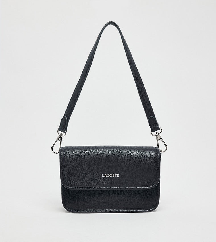 Lacoste flap crossover bag NOIR