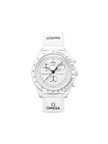 SWATCH/OMEGA Bioceramic moonswatch mission to the moonphase “full moon edition watch”