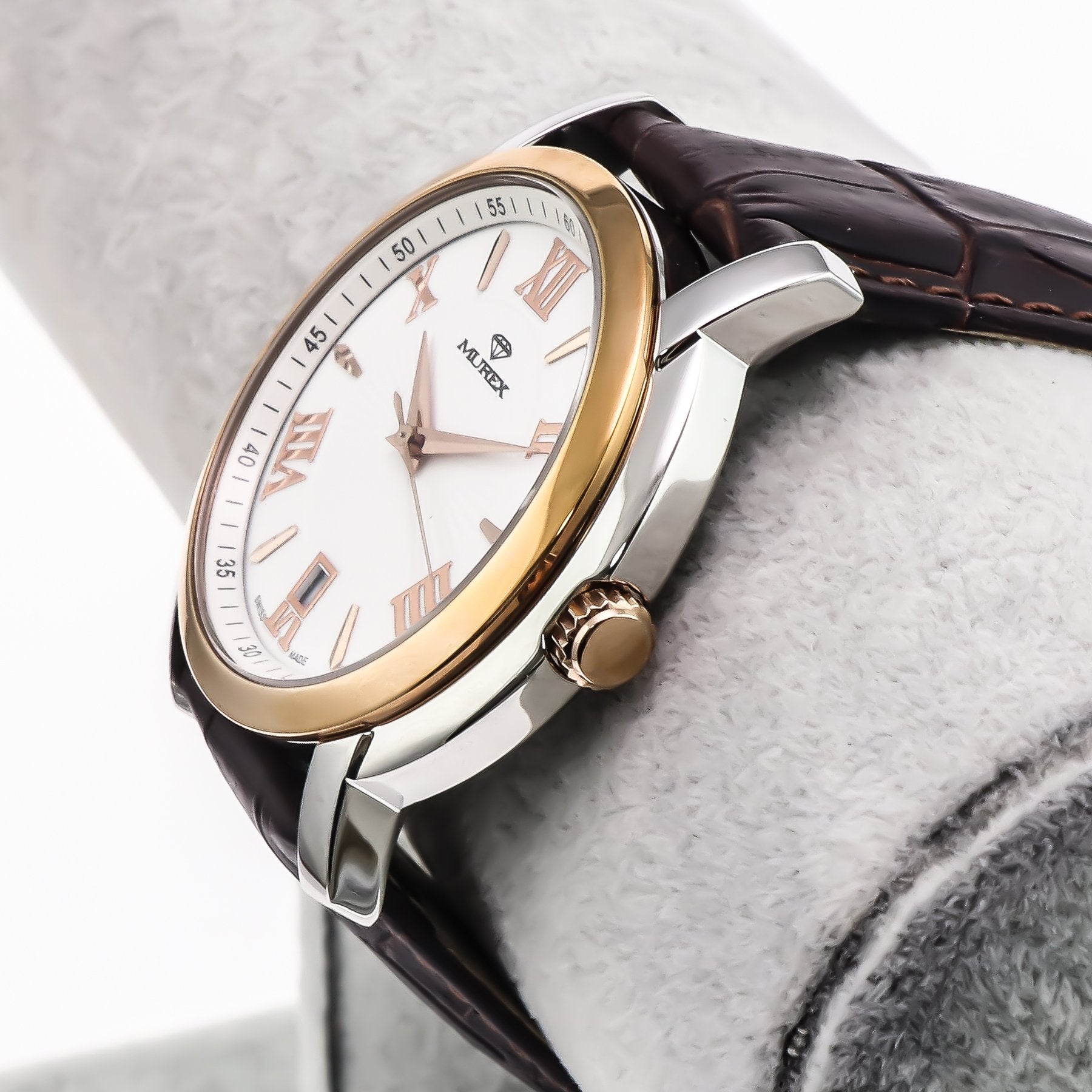 Murex swiss watch brown mum511-SGL-1 42mm