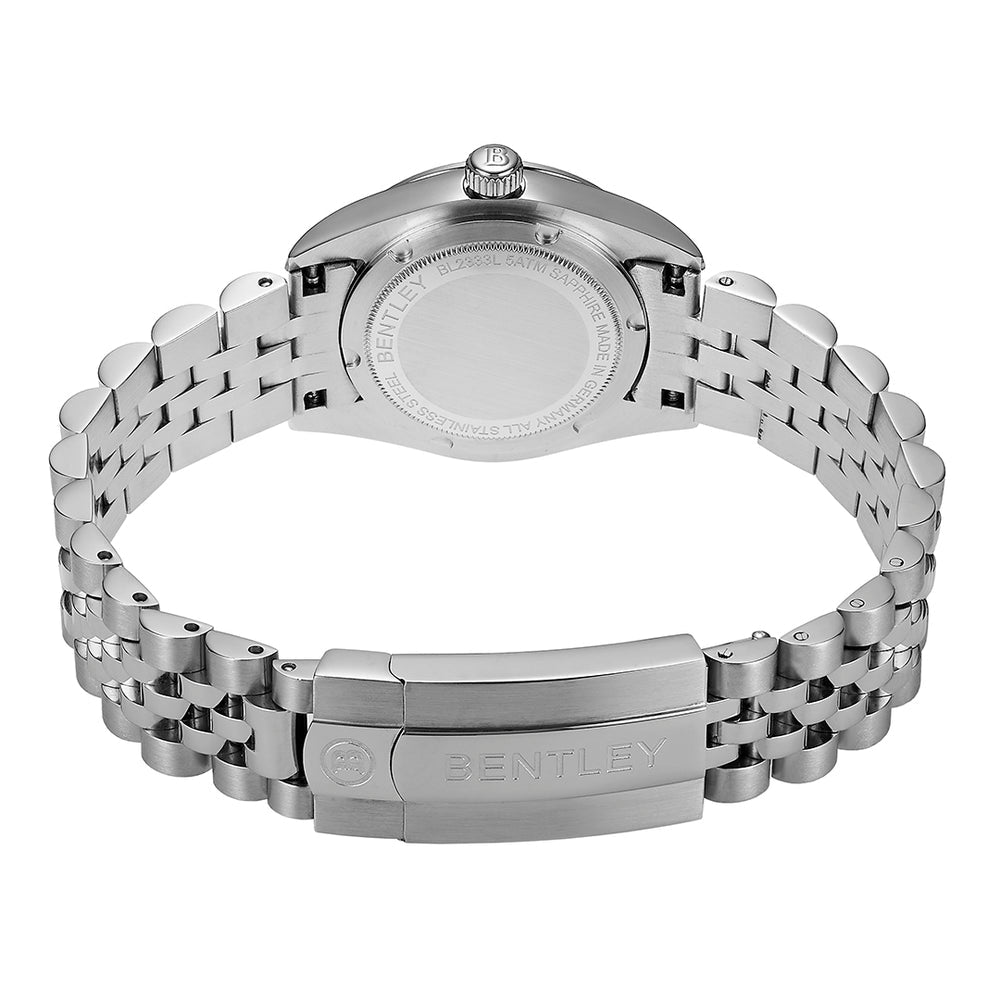 BENTLEY MEN'S QUARTZ WATCH WITH GREEN DIAL