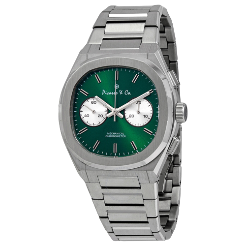 Picasso & Co. Green Dial Chronograph Watch