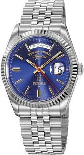 West End 41 - BLUE DIAL WITH GOLD INDICES