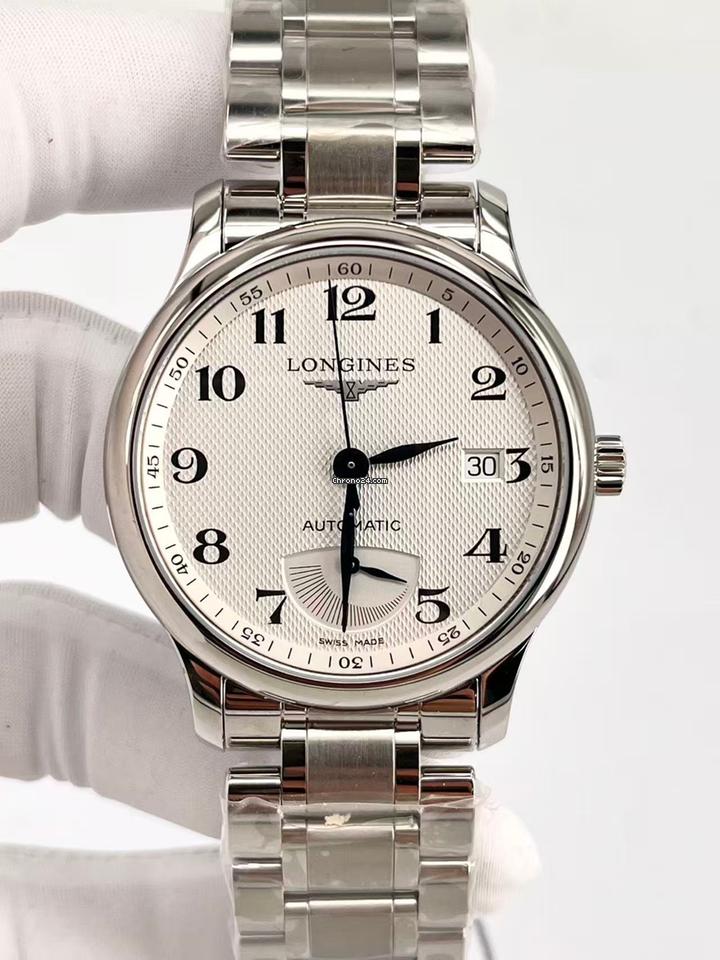 Longines Master Collection Power Reserve Automatic 40mm silver dial