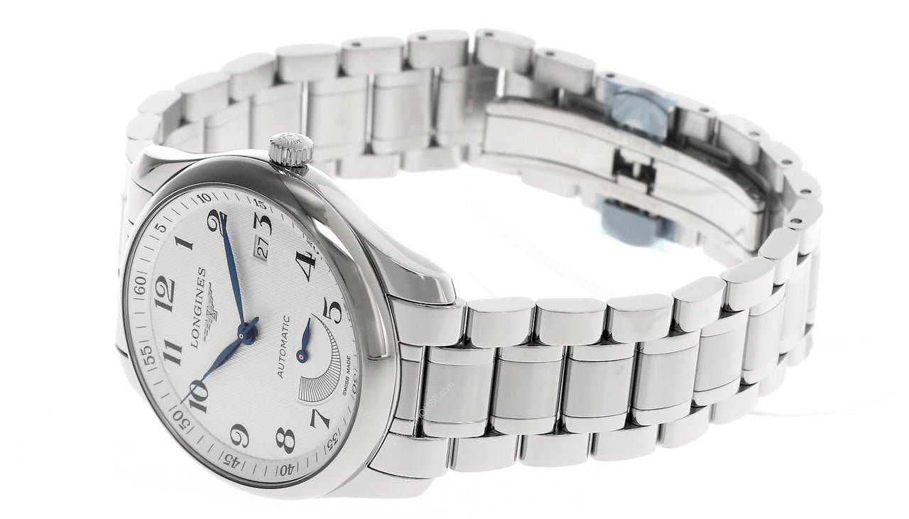 Longines Master Collection Power Reserve Automatic 40mm silver dial