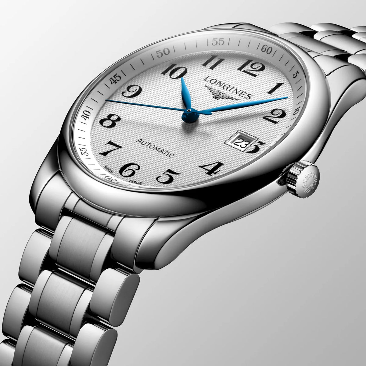 Longines Master Collection Power Reserve Automatic 40mm silver dial