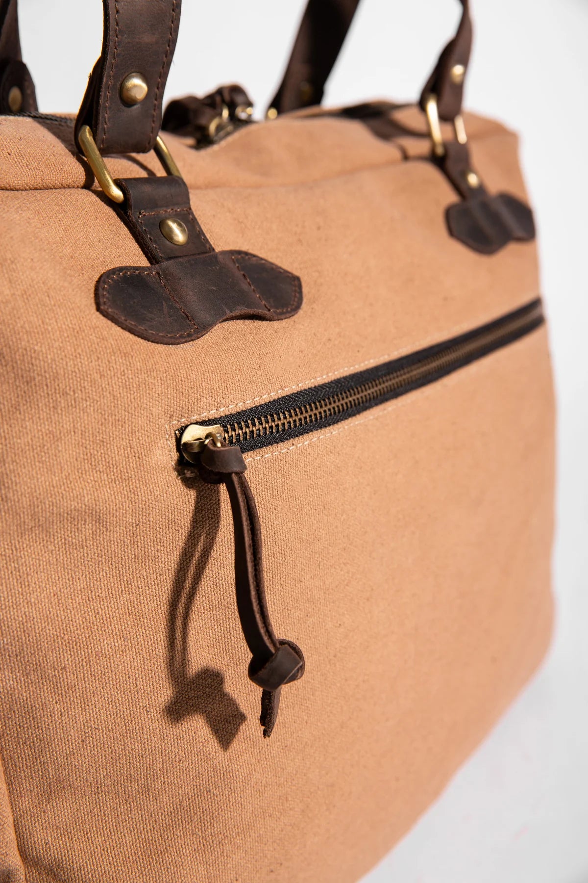 JOOBRAN CHARLIE MESSENGER BAG - TAN