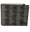 Lacoste M Billfold coin MONOGRAM NOIR GRIS