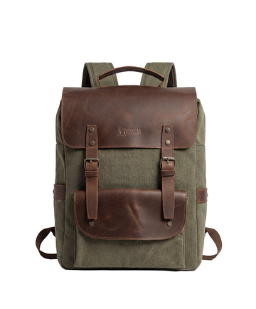 JOOBRAN DAILY VINTAGE BACKPACK - ARMY