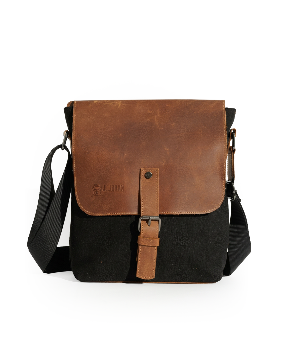 JOOBRAN SHOULDER SATCHEL BAG - BLACK & HAVAN