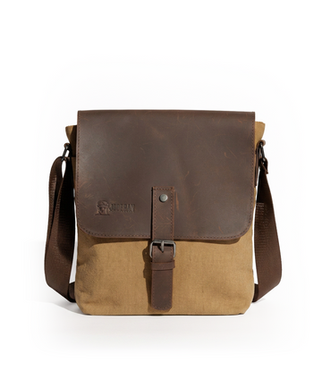 JOOBRAN SHOULDER SATCHEL BAG - TAN