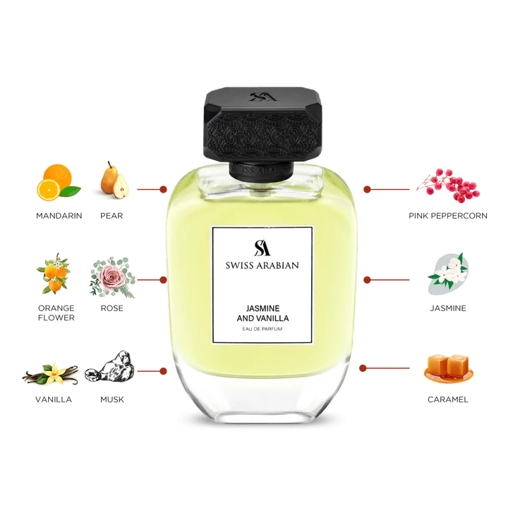 JASMINE AND VANILLA By Swiss Arabia  100ML EDP