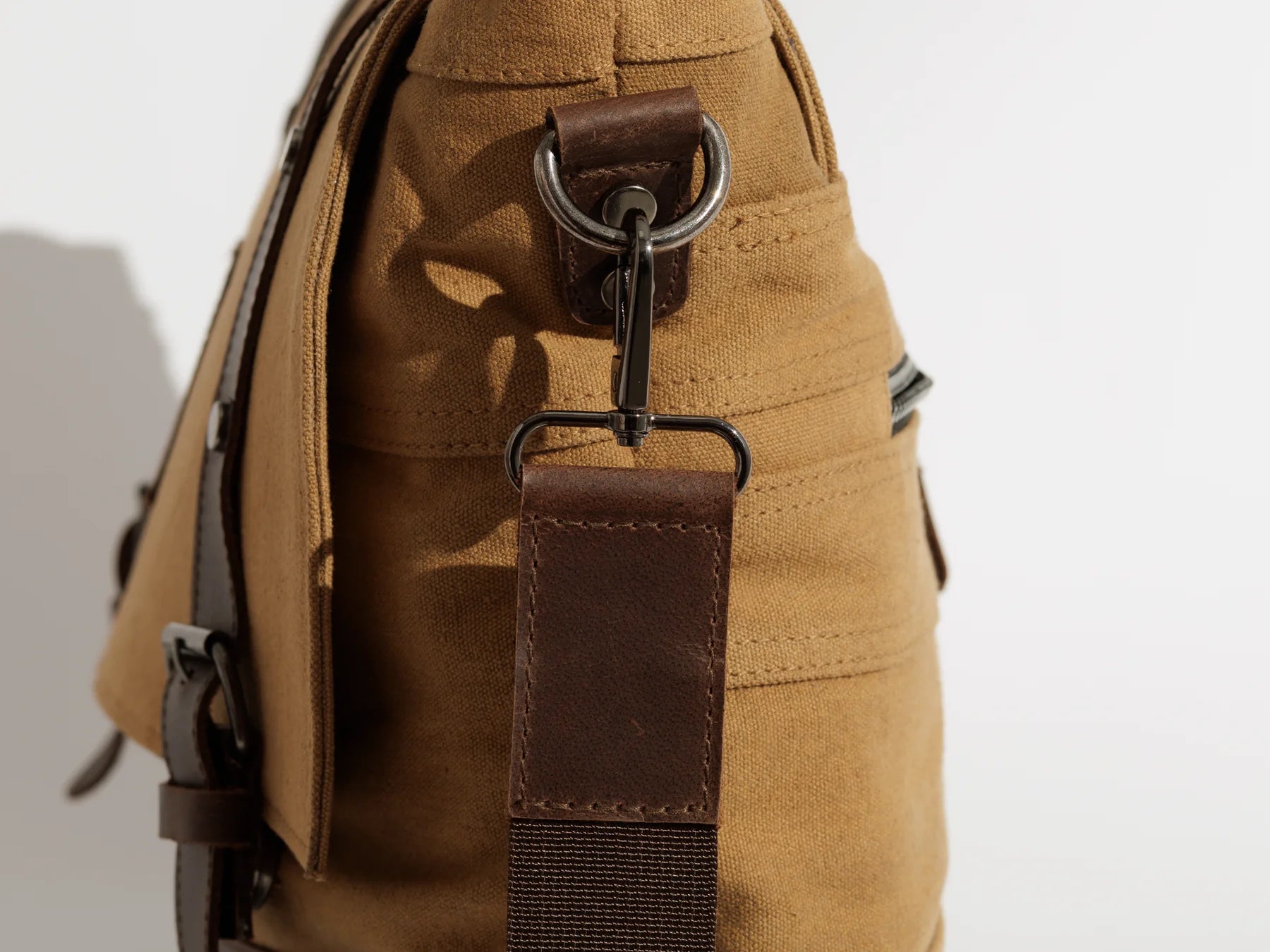 JOOBRAN VINTAGE WORK SATCHEL - TAN