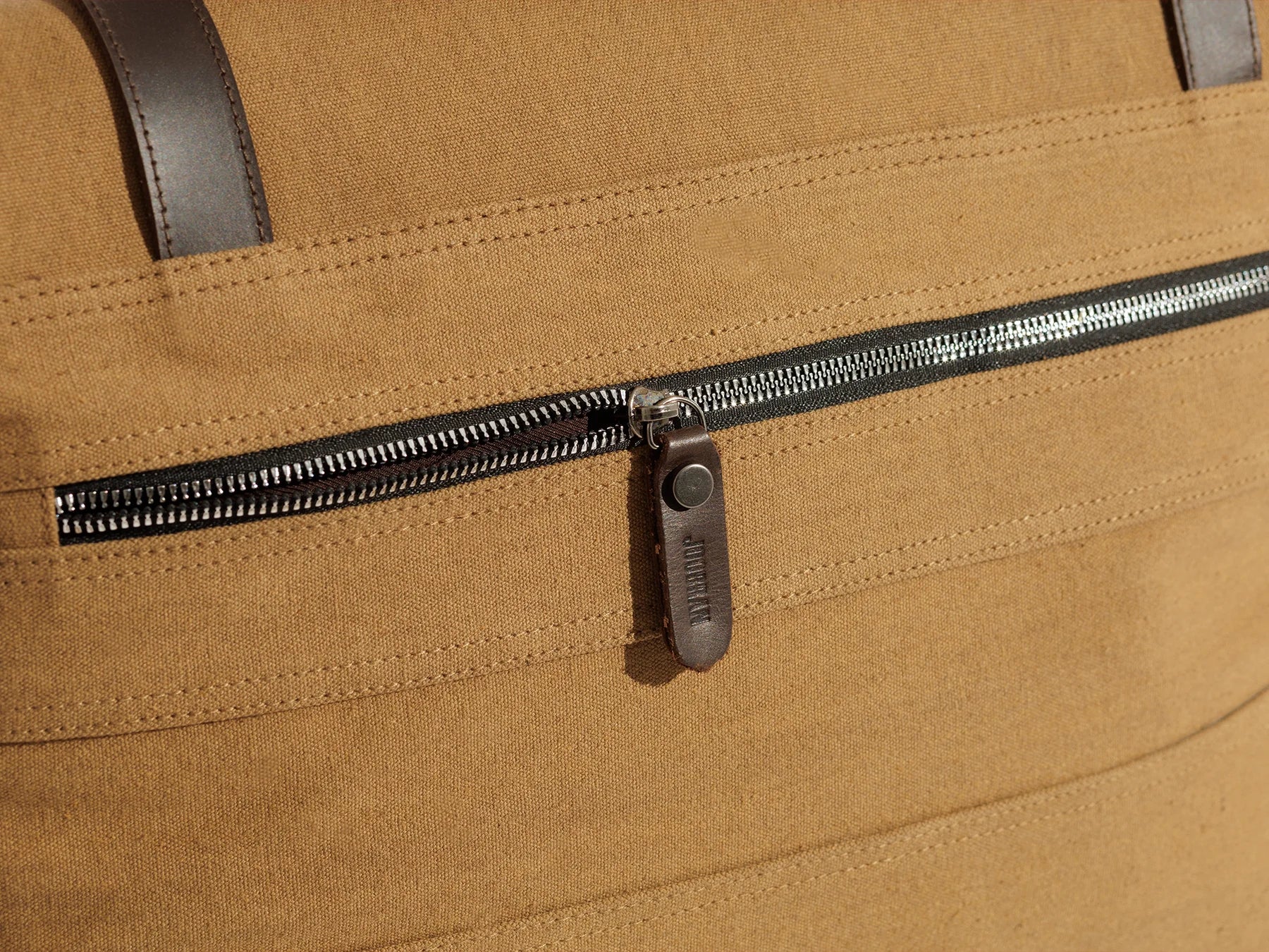 JOOBRAN VINTAGE WORK SATCHEL - TAN