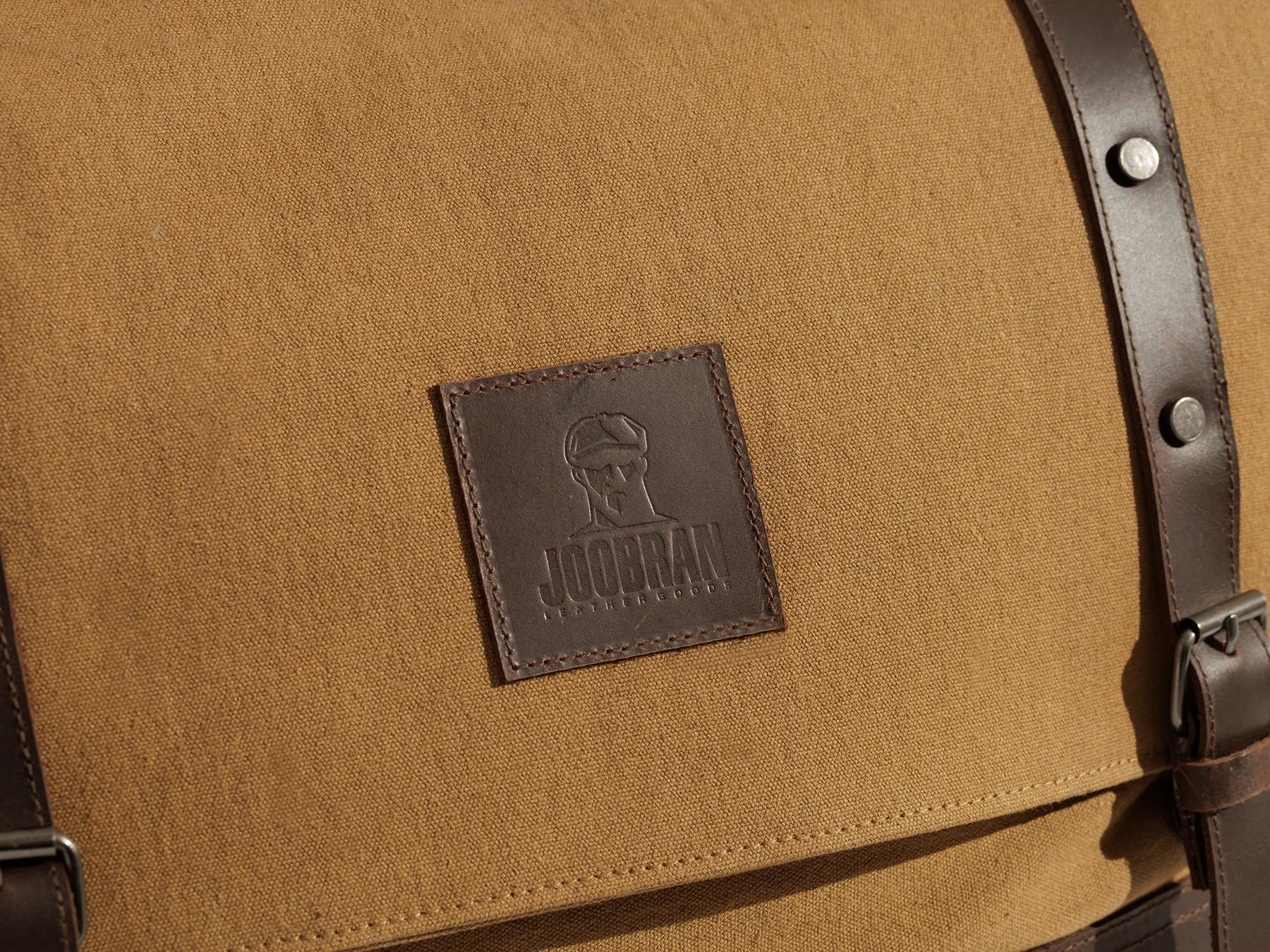 JOOBRAN VINTAGE WORK SATCHEL - TAN