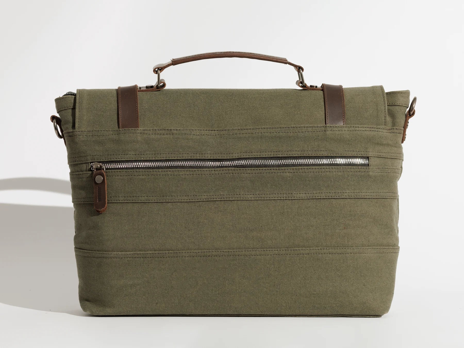 JOOBRAN VINTAGE WORK SATCHEL - ARMY