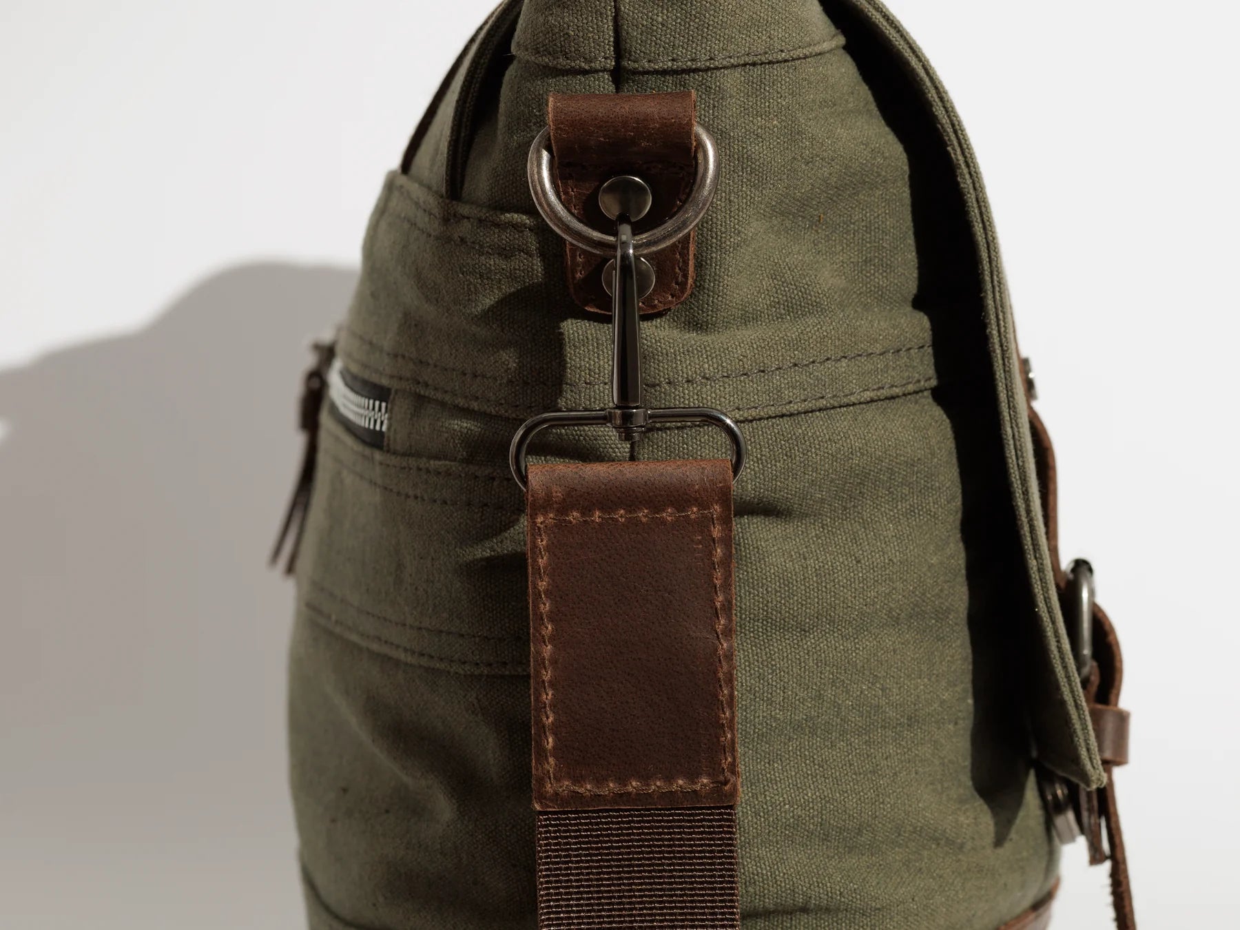 JOOBRAN VINTAGE WORK SATCHEL - ARMY