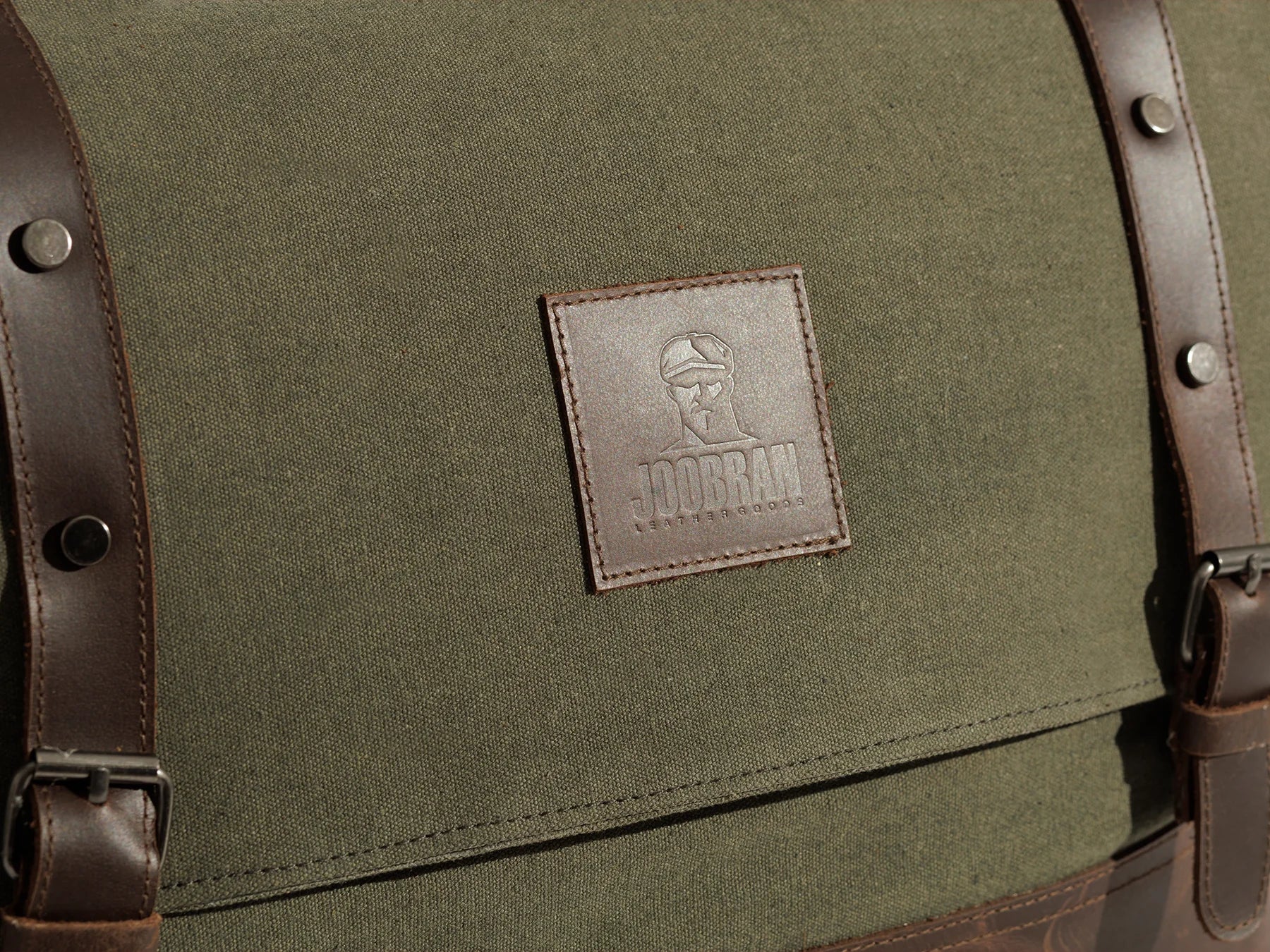 JOOBRAN VINTAGE WORK SATCHEL - ARMY