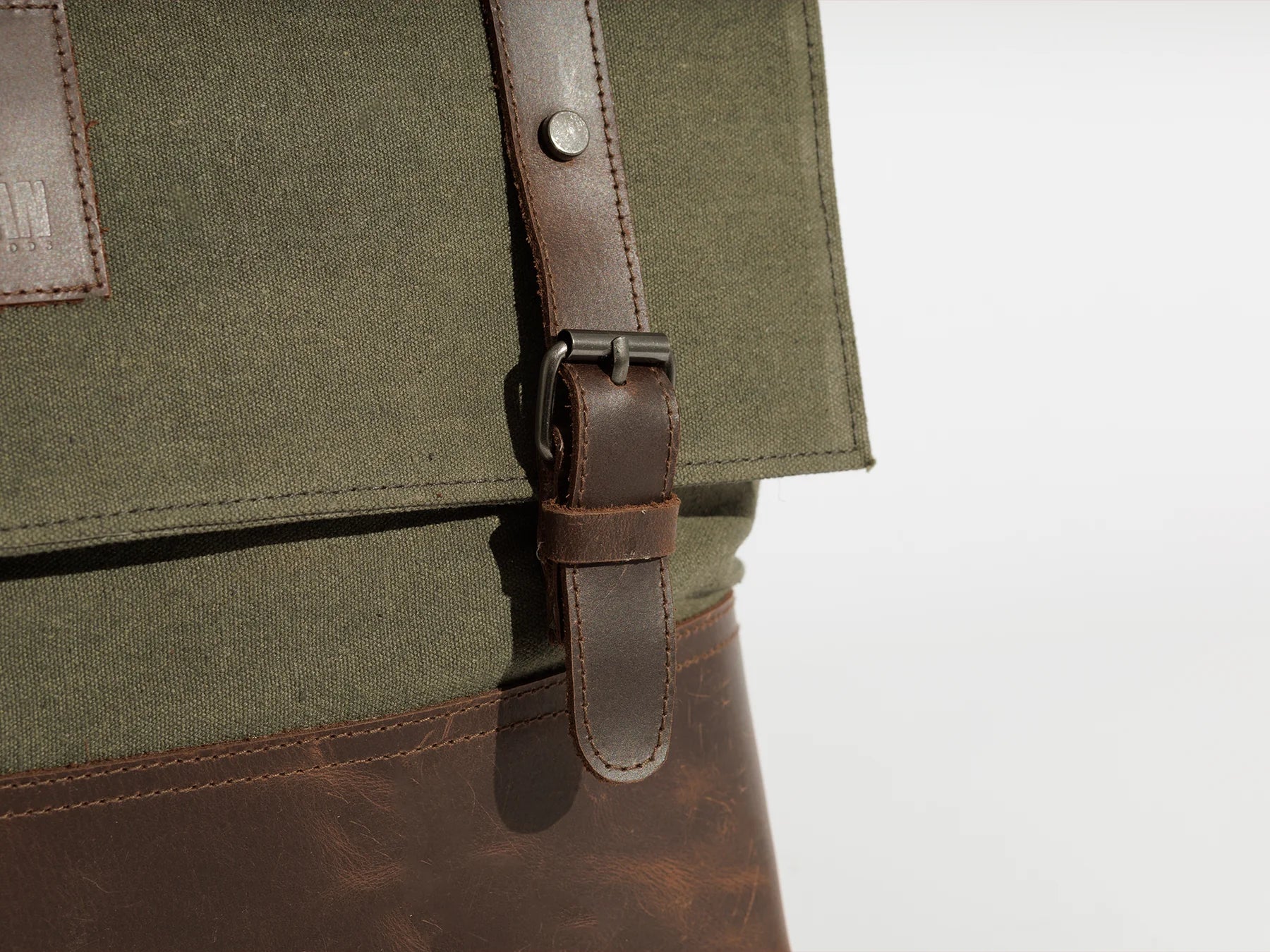 JOOBRAN VINTAGE WORK SATCHEL - ARMY