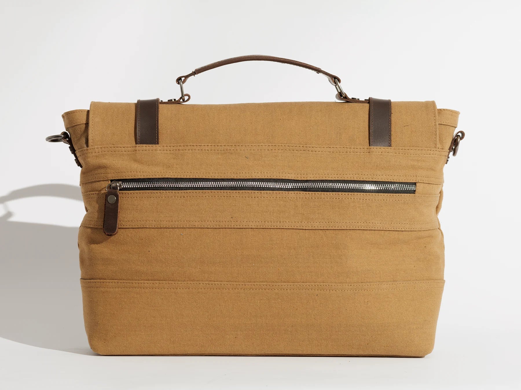 JOOBRAN VINTAGE WORK SATCHEL - TAN