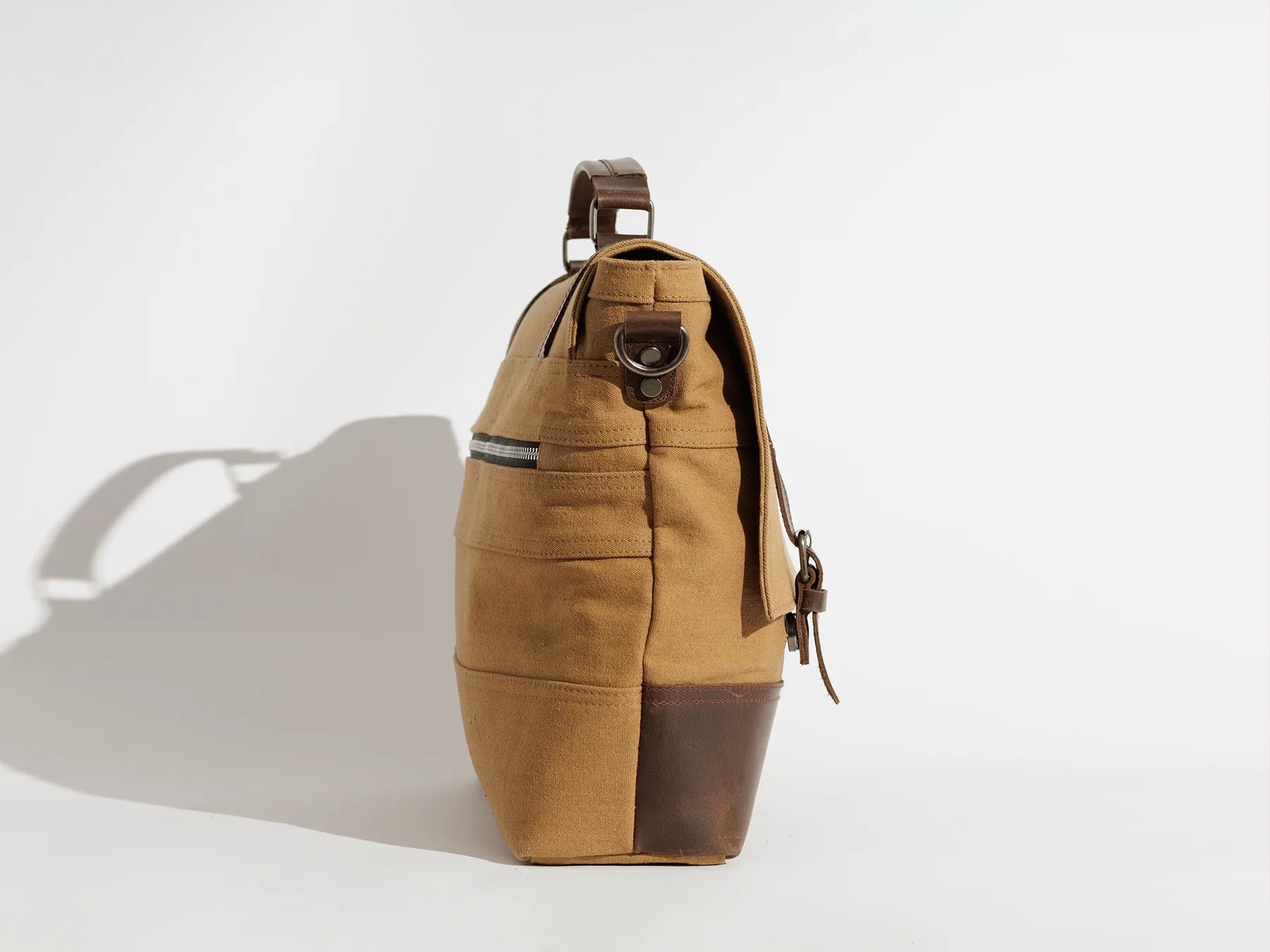 JOOBRAN VINTAGE WORK SATCHEL - TAN