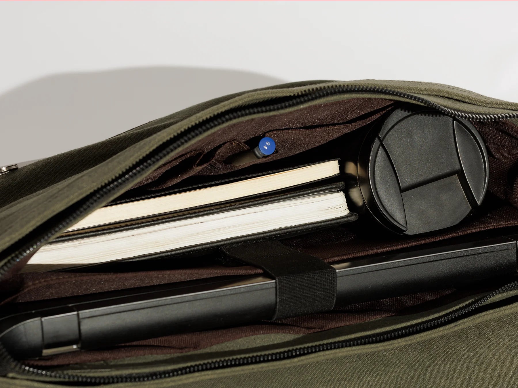 JOOBRAN VINTAGE WORK SATCHEL - ARMY