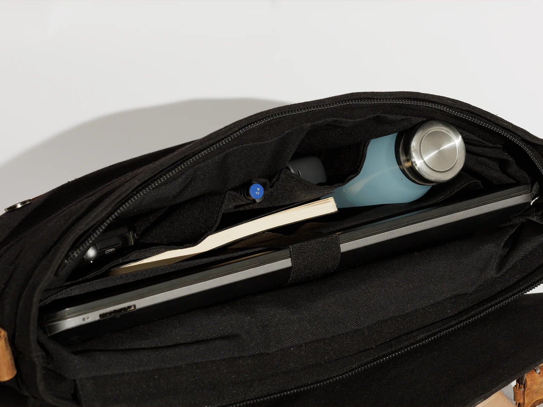 JOOBRAN VINTAGE WORK SATCHEL - BLACK