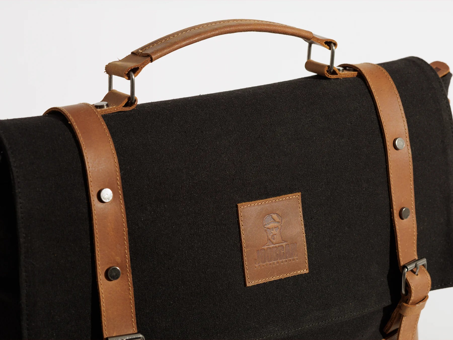 JOOBRAN VINTAGE WORK SATCHEL - BLACK