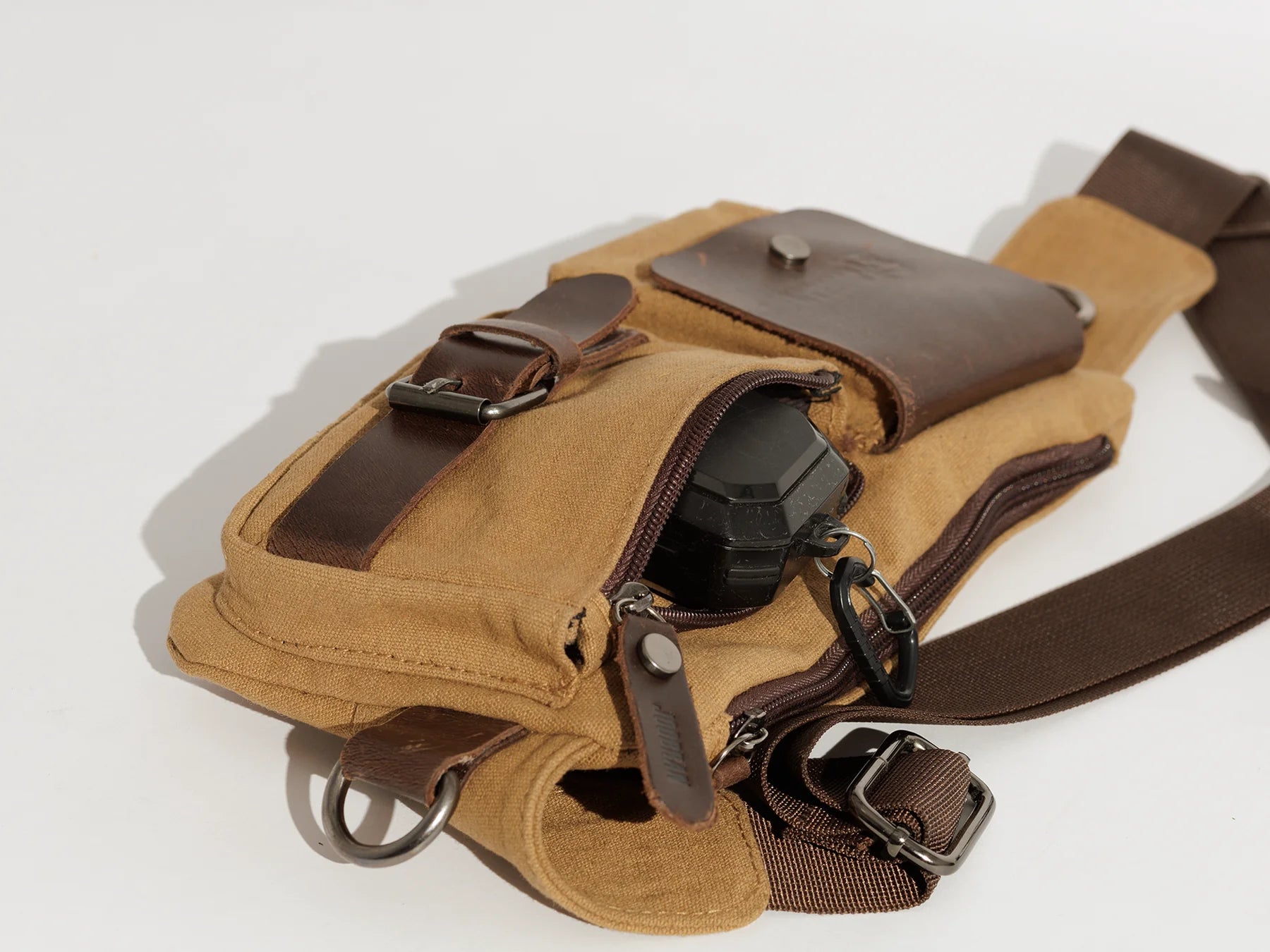 JOOBRAN VINTAGE FANNY PACK - TAN