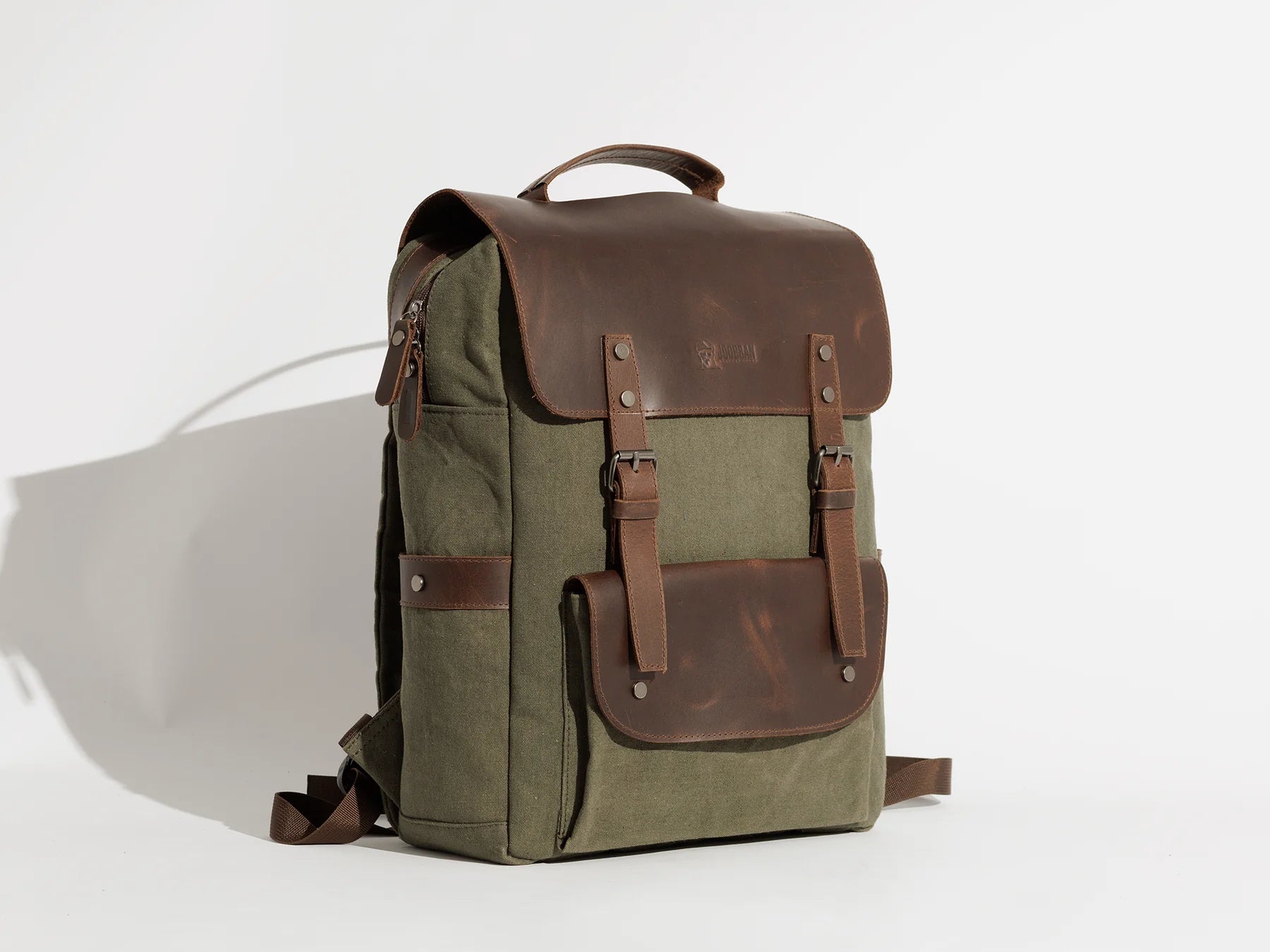 JOOBRAN DAILY VINTAGE BACKPACK - ARMY