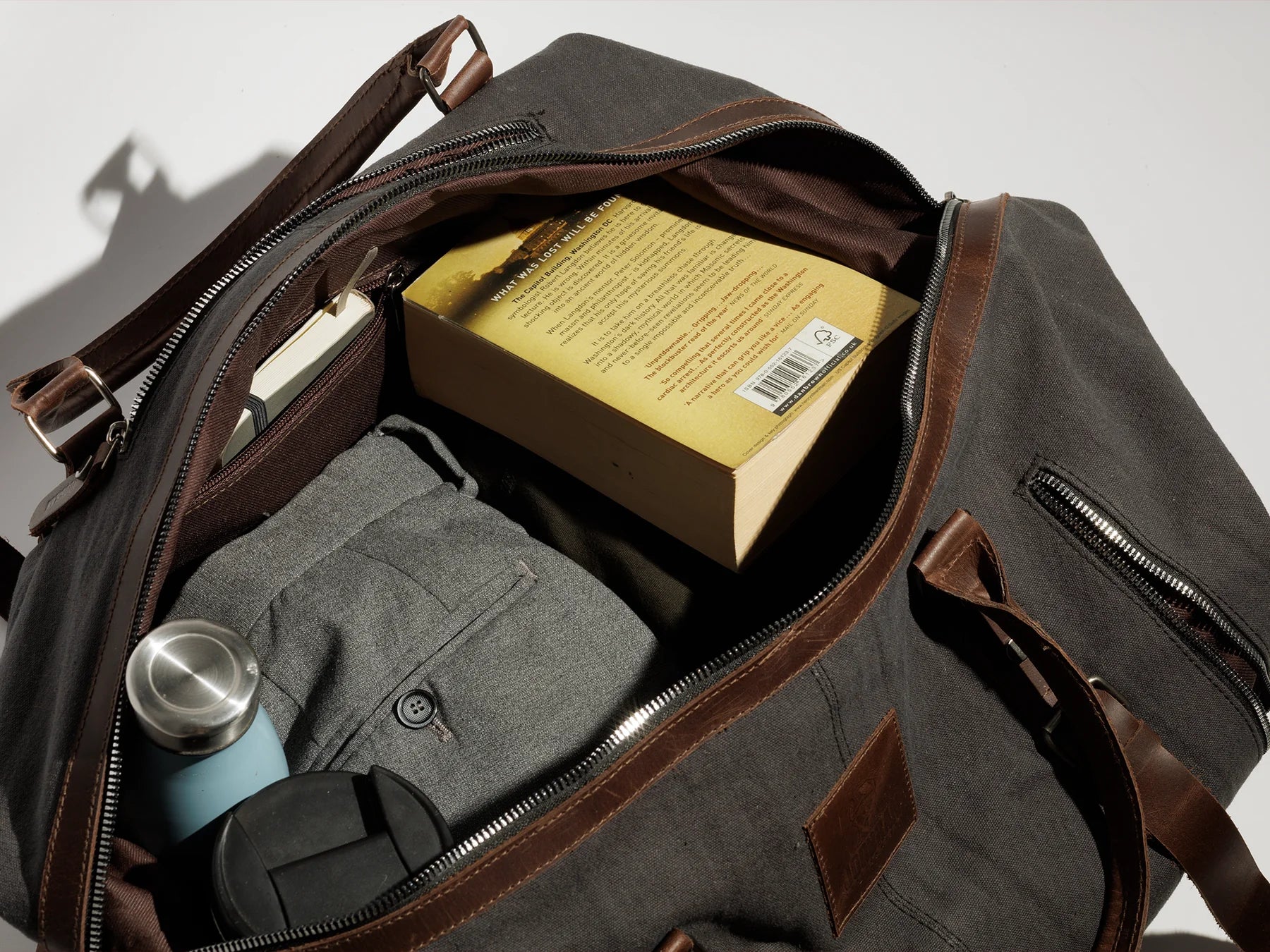 JOOBRAN VINTAGE TRAVEL BAG - DARK GRAY