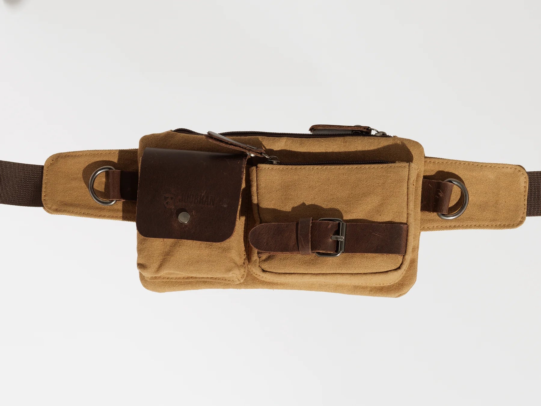 JOOBRAN VINTAGE FANNY PACK - TAN