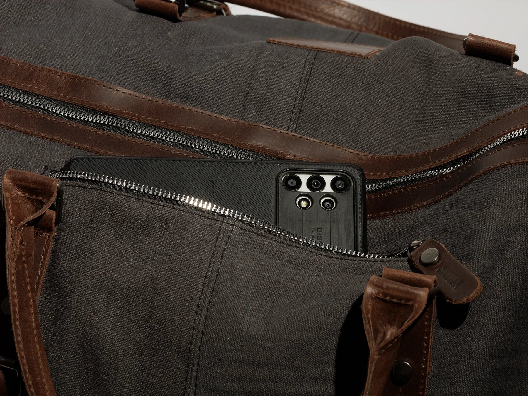 JOOBRAN VINTAGE TRAVEL BAG - DARK GRAY