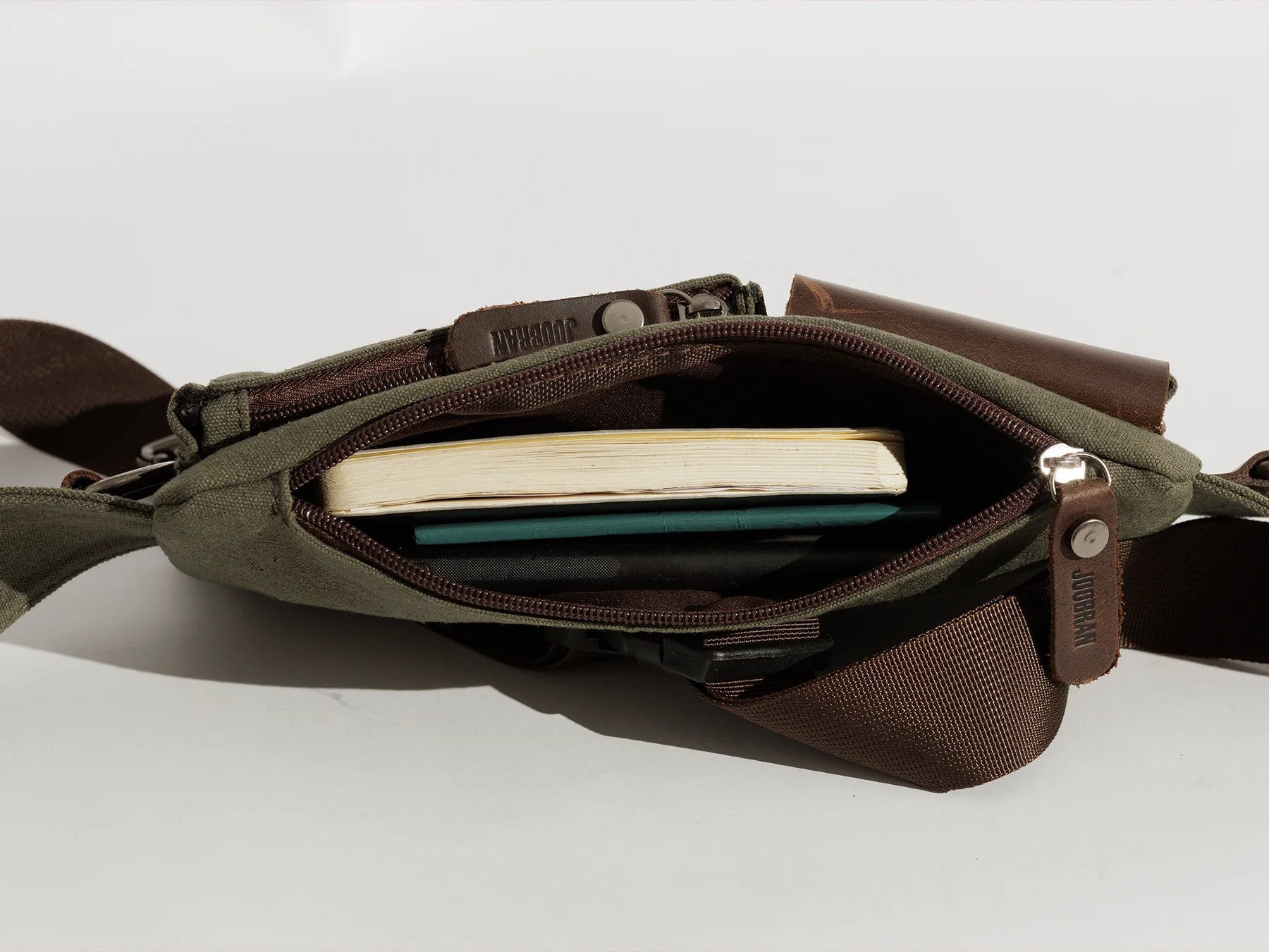 JOOBRAN VINTAGE FANNY PACK - ARMY
