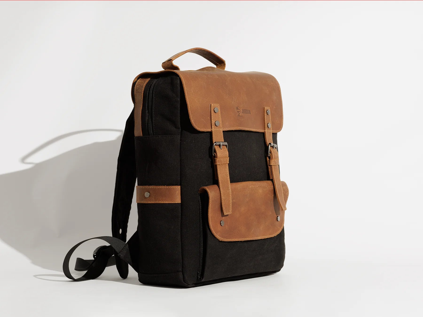JOOBRAN DAILY VINTAGE BACKPACK - BLACK