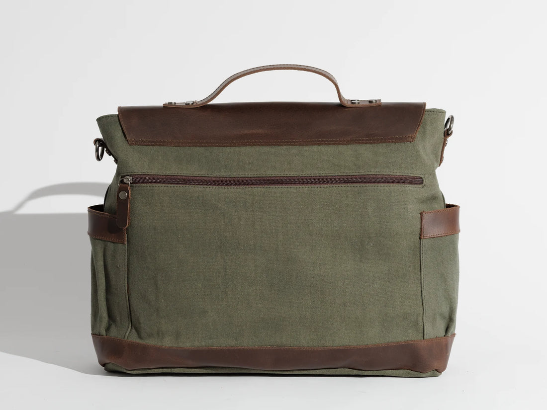 JOOBRAN VINTAGE BUSINESS BAG - ARMY