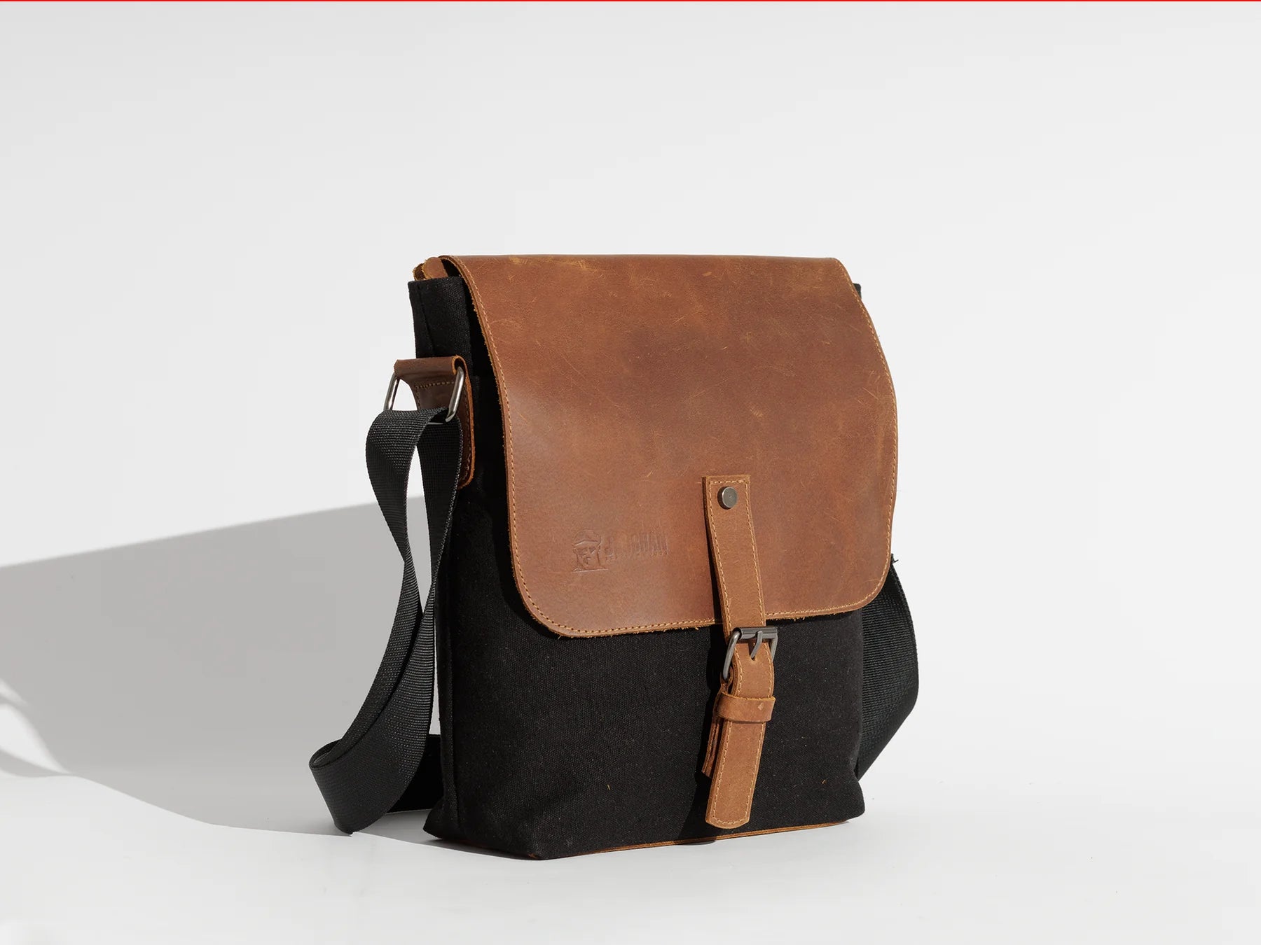 JOOBRAN SHOULDER SATCHEL BAG - BLACK & HAVAN