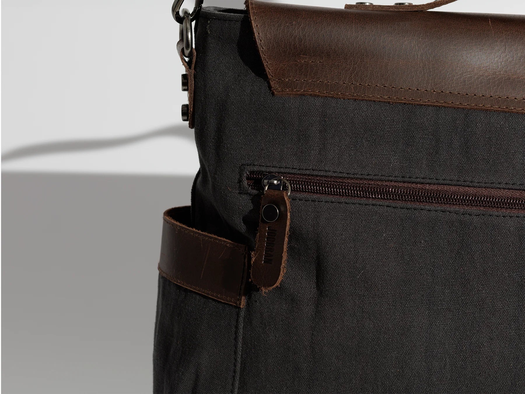 JOOBRAN VINTAGE BUSINESS BAG - DARK GRAY
