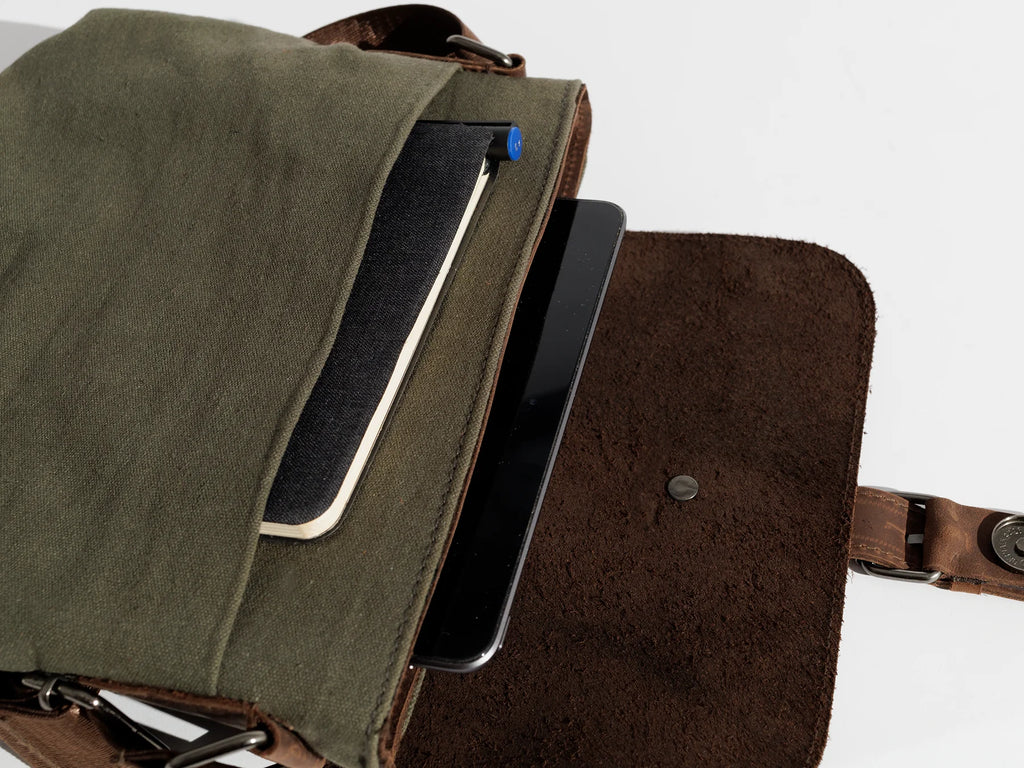 JOOBRAN SHOULDER SATCHEL BAG - ARMY