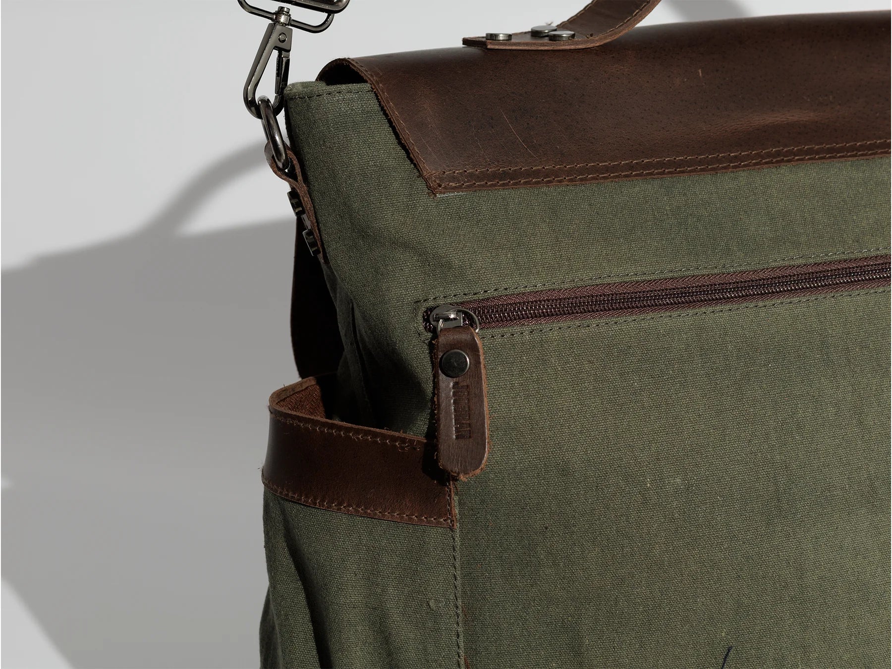 JOOBRAN VINTAGE BUSINESS BAG - ARMY