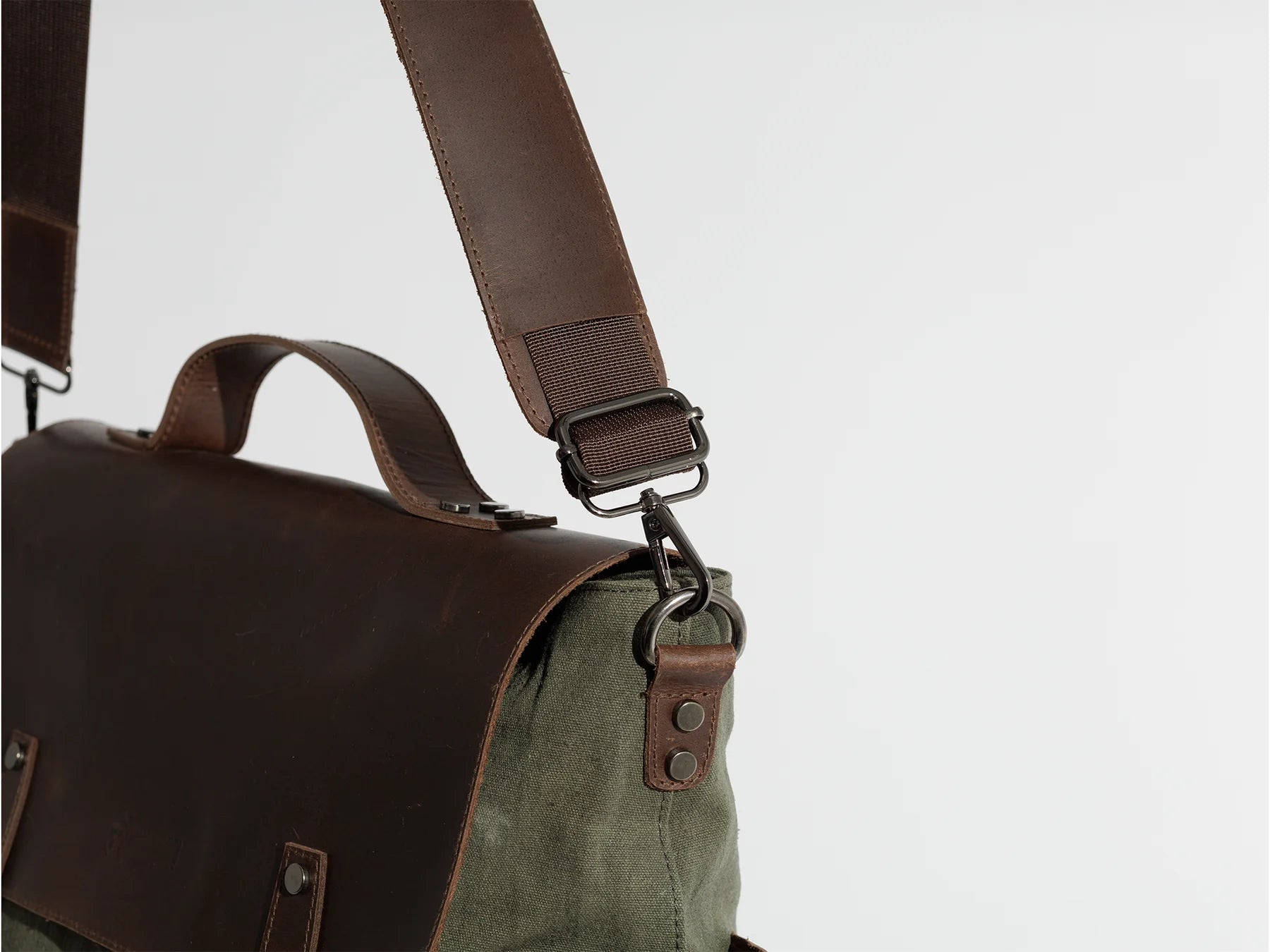 JOOBRAN VINTAGE BUSINESS BAG - ARMY