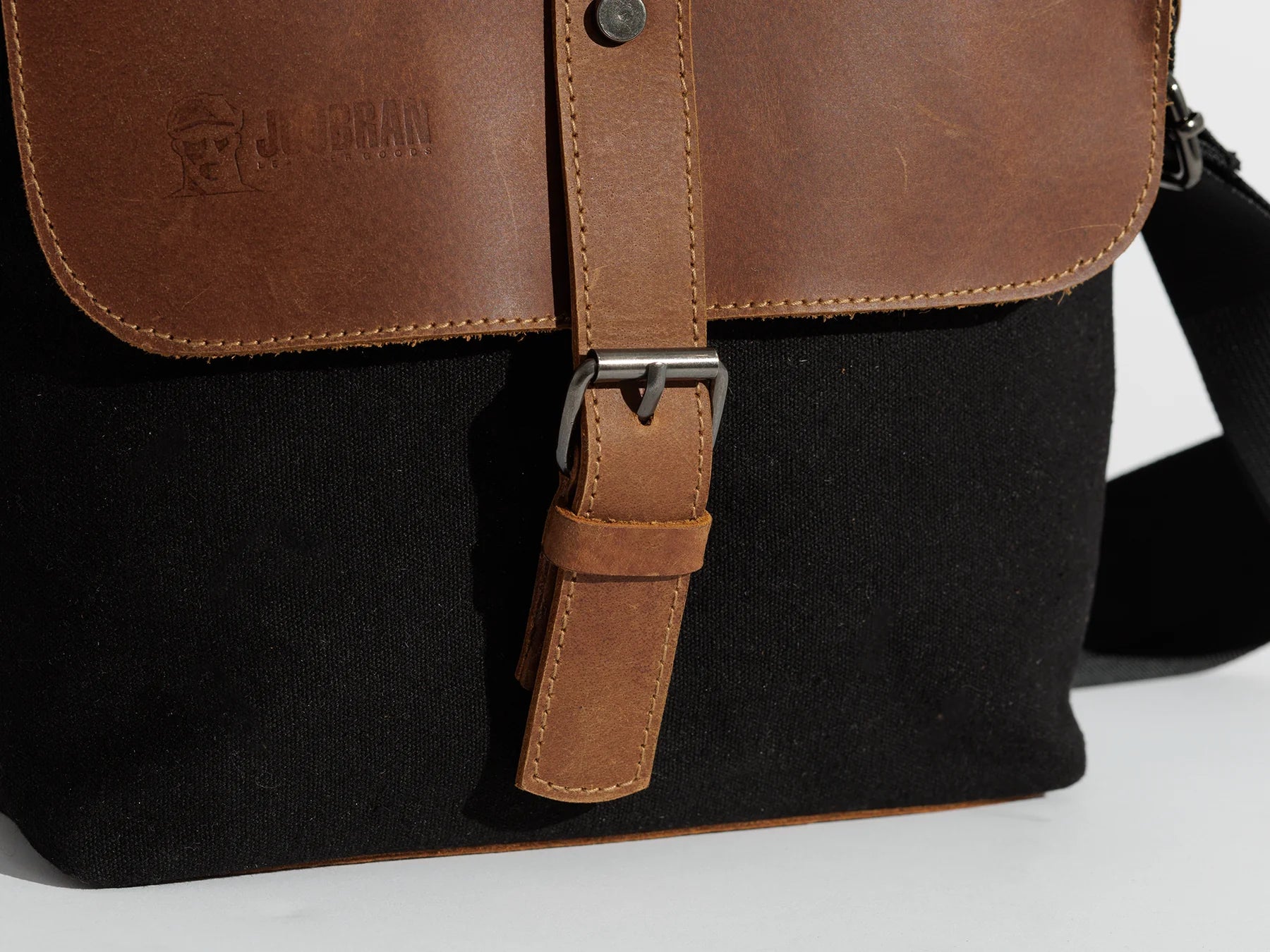 JOOBRAN SHOULDER SATCHEL BAG - BLACK & HAVAN