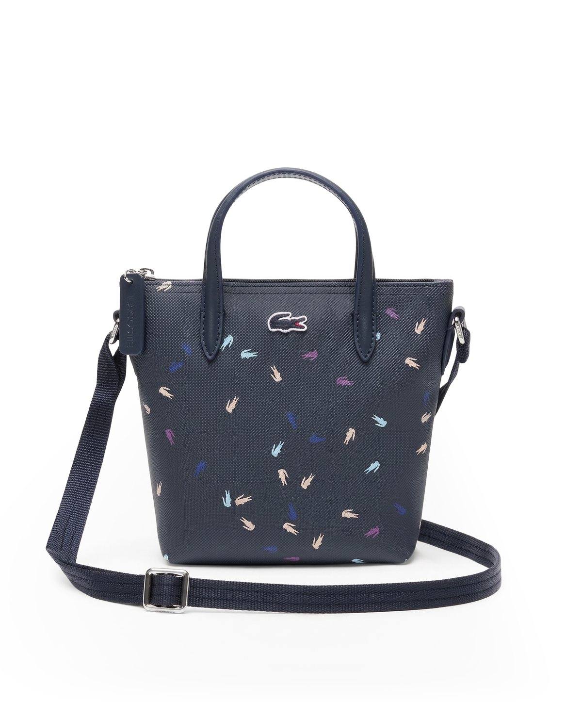 Lacoste XS flat crossover bag CONFETTI CROC ABIMES