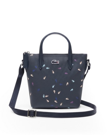 Lacoste XS flat crossover bag CONFETTI CROC ABIMES