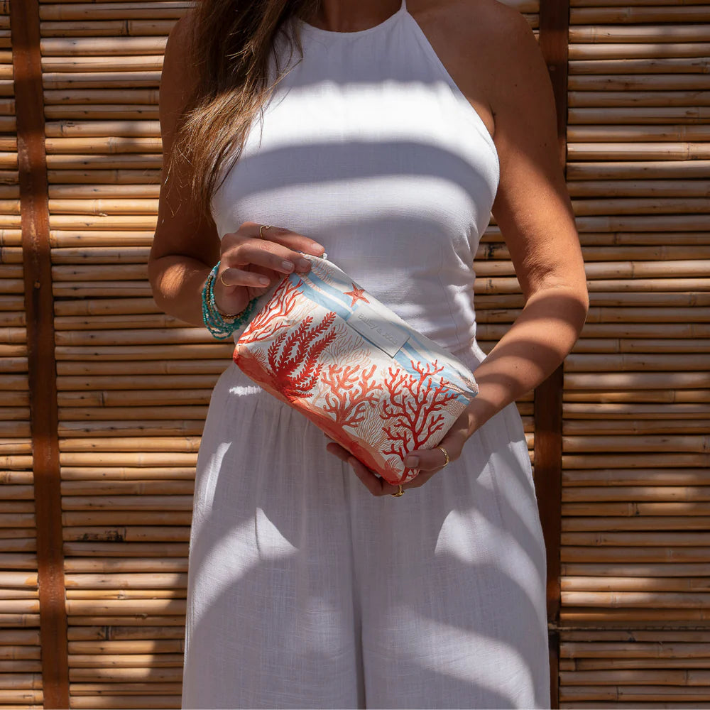Mid Pouch - Coral Crush