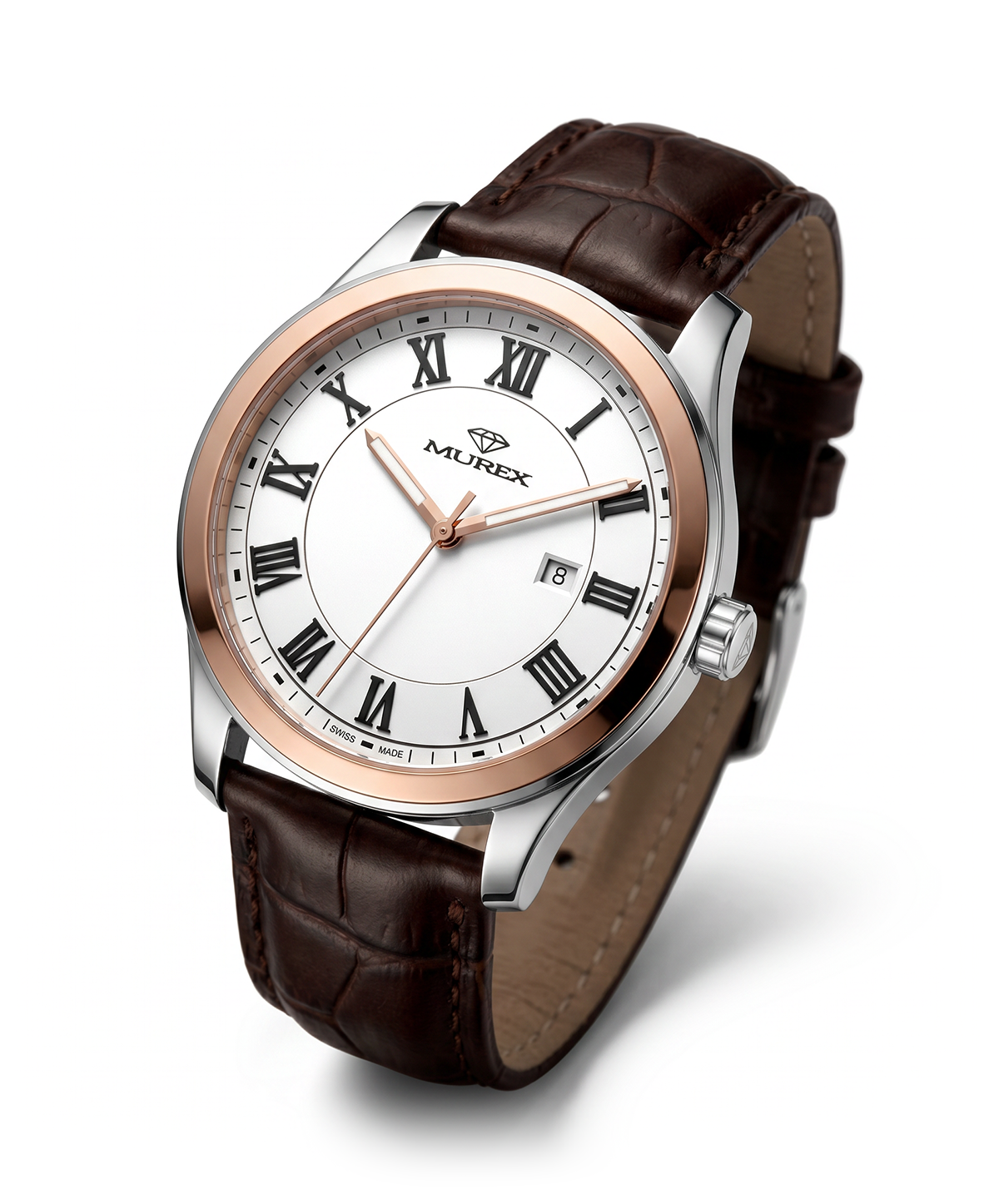 Murex swiss watch brown mum511-SGL-1 42mm