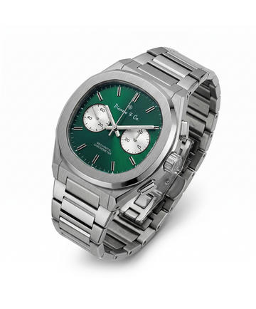 Picasso & Co. Green Dial Chronograph Watch