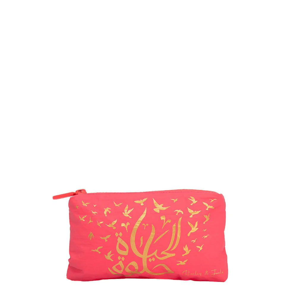 Mini Pouch - "Life is Beautiful"