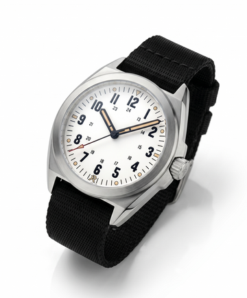 RZE Valour 38 Whistler White automatic titanium