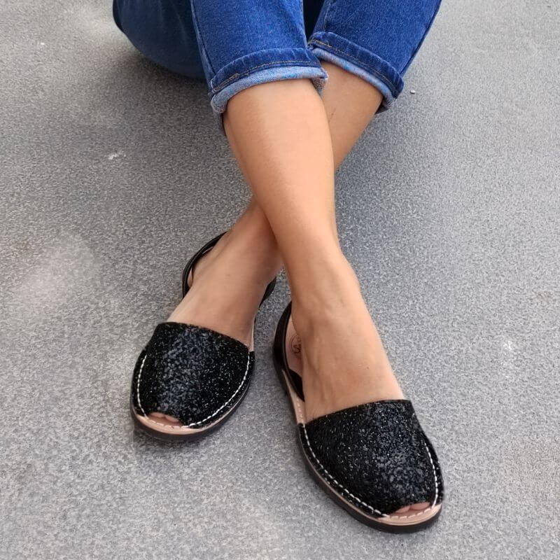 classic avarca in midnight glitter